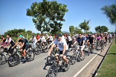 Ciclistas percorreram 9 km de distância 