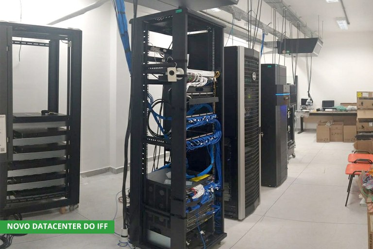 IFF ativa novo link da Rede Nacional de Pesquisa no Datacenter da Reitoria