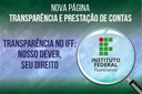 O menu está disponível na barra de navegação, à esquerda, na página inicial do Portal do IFF (Arte: Lionel Mota)