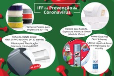 Lista dos materiais necessários para continuidade da produção de máscaras de proteção.