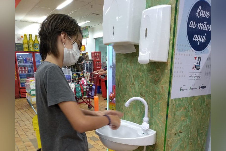 IFF executa projeto “Mãos Limpas” em parceria com o Instituto Federal de Mato Grosso