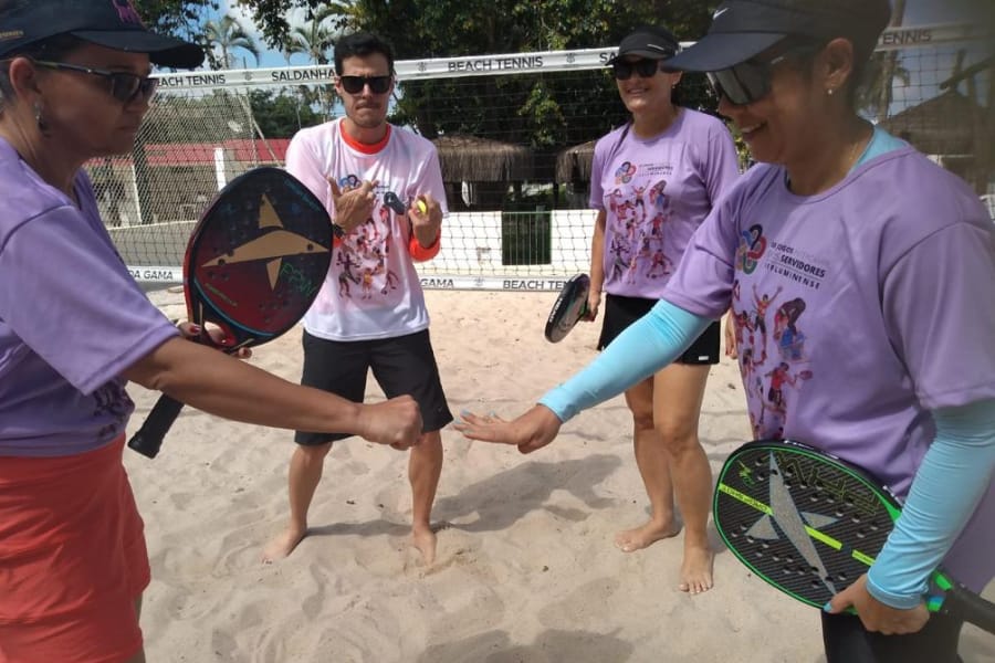 III Jogos Intercampi dos Servidores termina com partidas de Beach Tennis