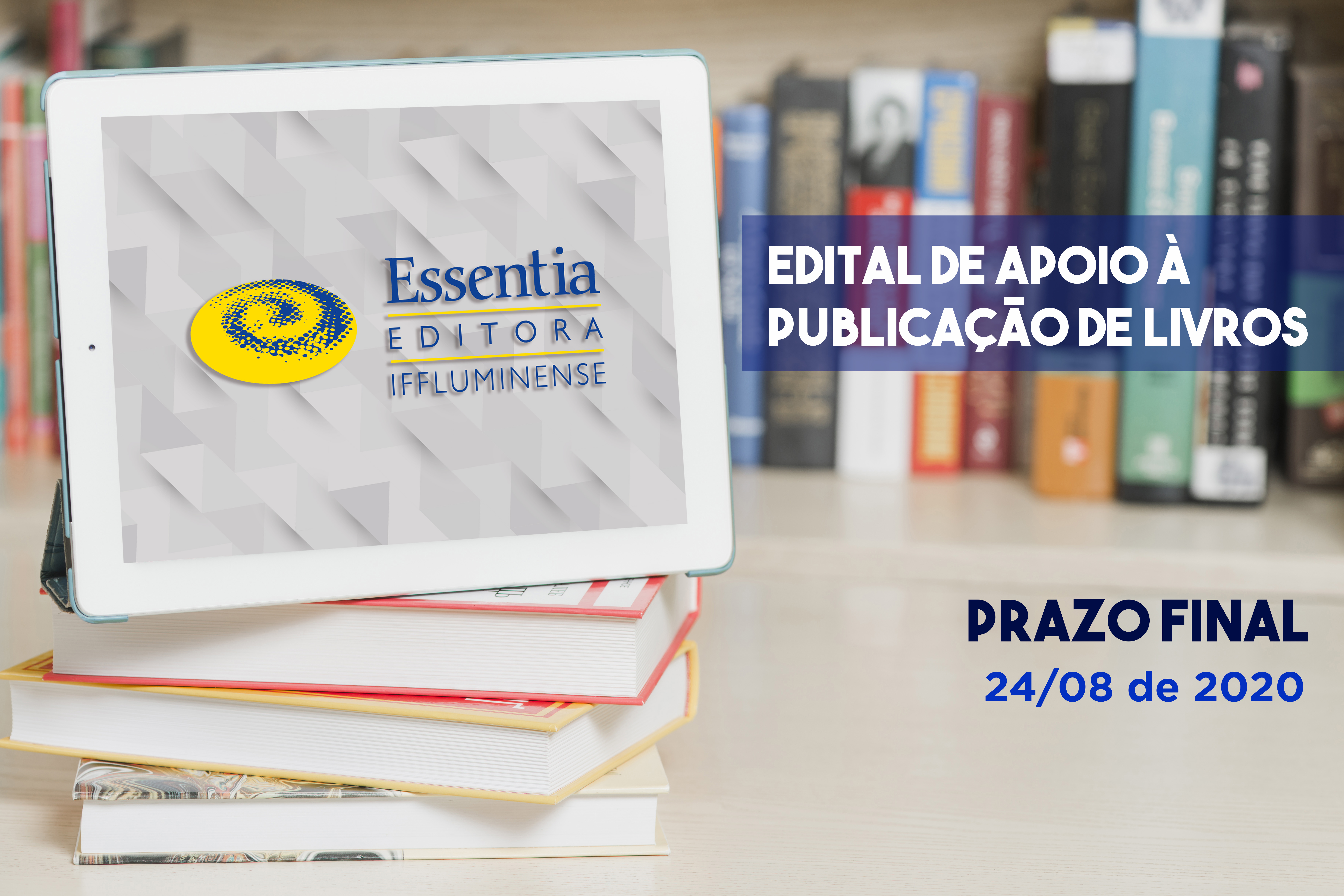 Inscrição para apoio à publicação de livros encerra no dia 24