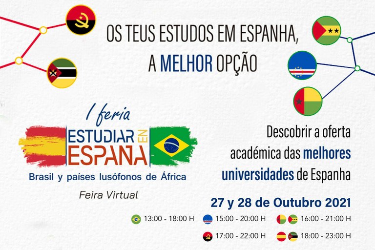 Inscrições abertas para a Feira Virtual Estudar na Espanha