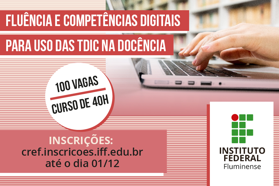 Inscrições abertas para curso sobre uso das Tecnologias Digitais da Informação e Comunicação