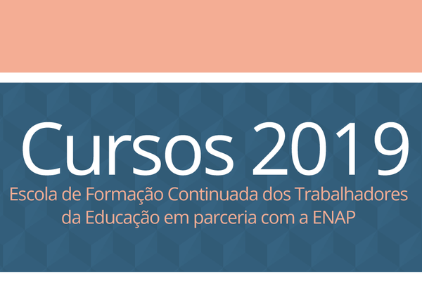 Inscrições abertas para cursos de capacitação em parceria com a Enap