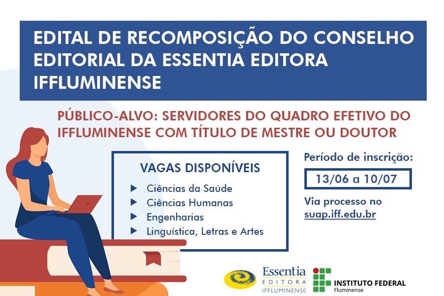 Inscrições abertas para recomposição do Conselho Editorial da Essentia