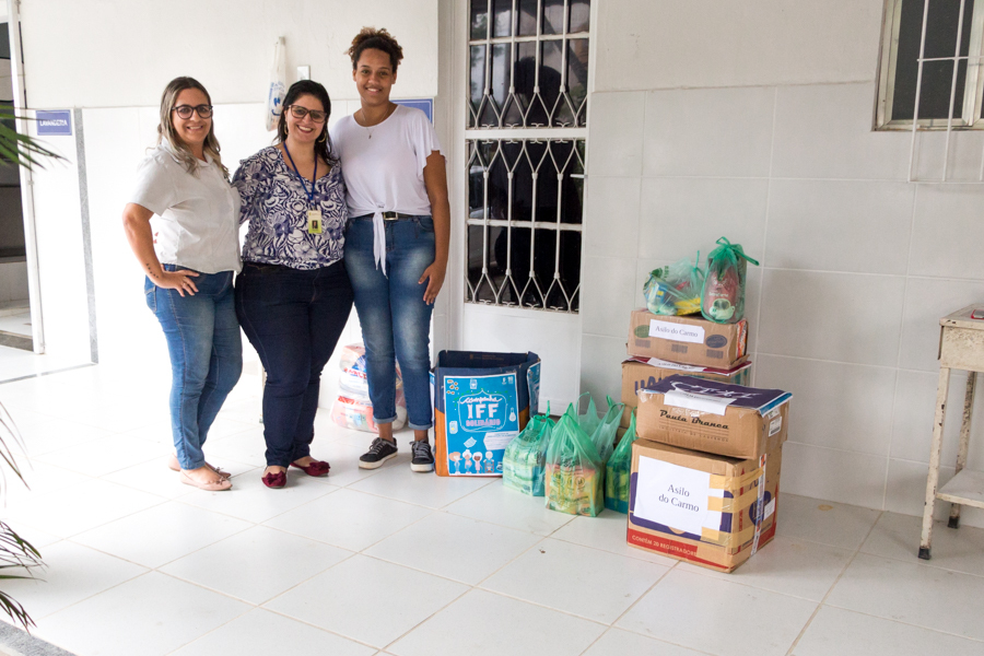 Instituto entrega doações da Campanha IFF Solidário