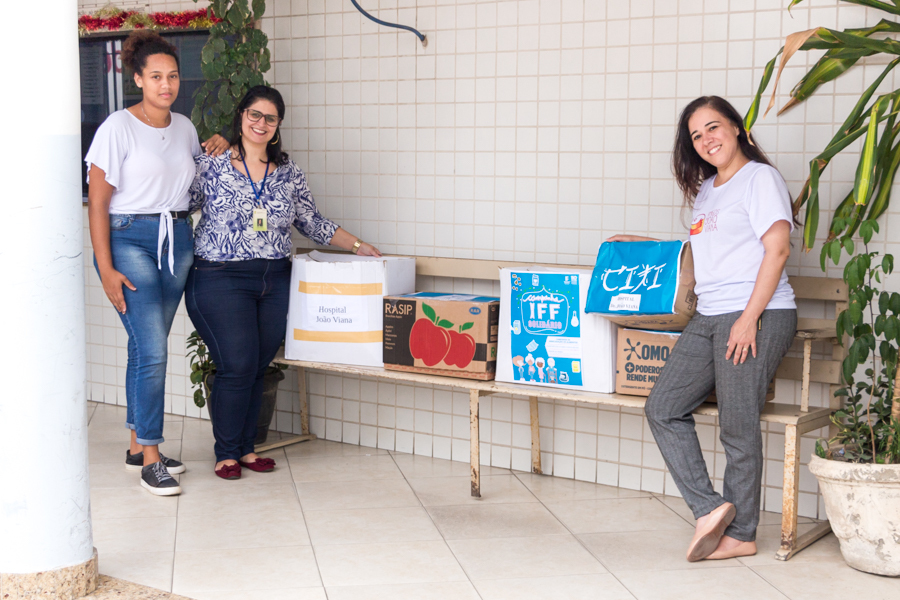 Instituto entrega doações da Campanha IFF Solidário