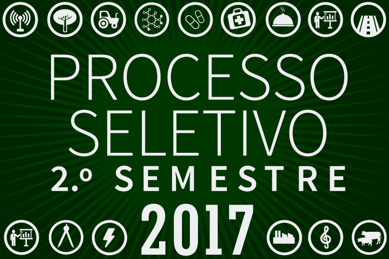 Lista de Inscritos no Processo Seletivo 2017 - 2.º Semestre