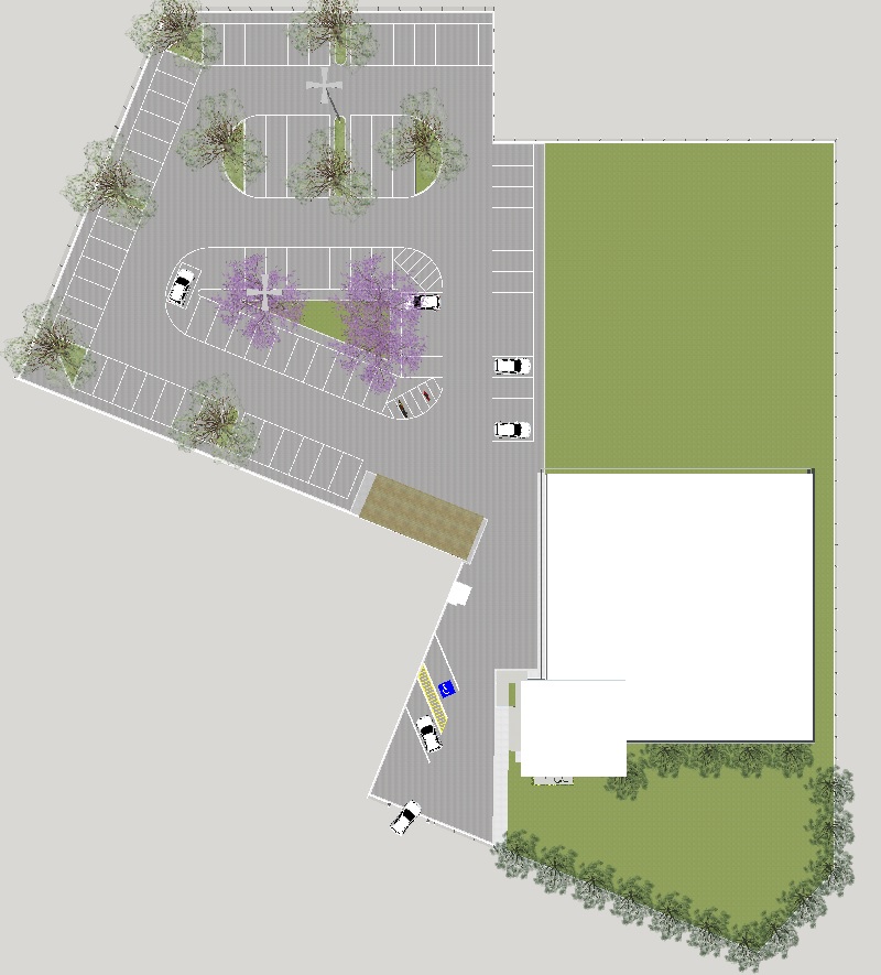 Obras do estacionamento da Reitoria do IFF estão em andamento