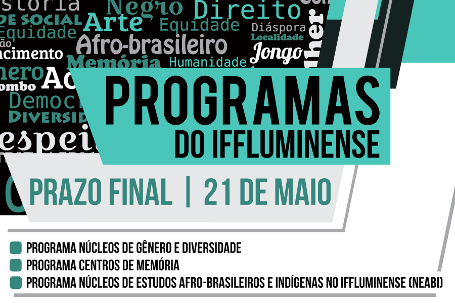 Prazo para inscrições de projetos para Programas do IFF segue até domingo