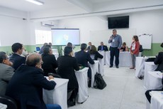 Durante a reunião foram apresentadas propostas de parcerias internacionais (Fotos:  Érica Signorelli - Ifes)