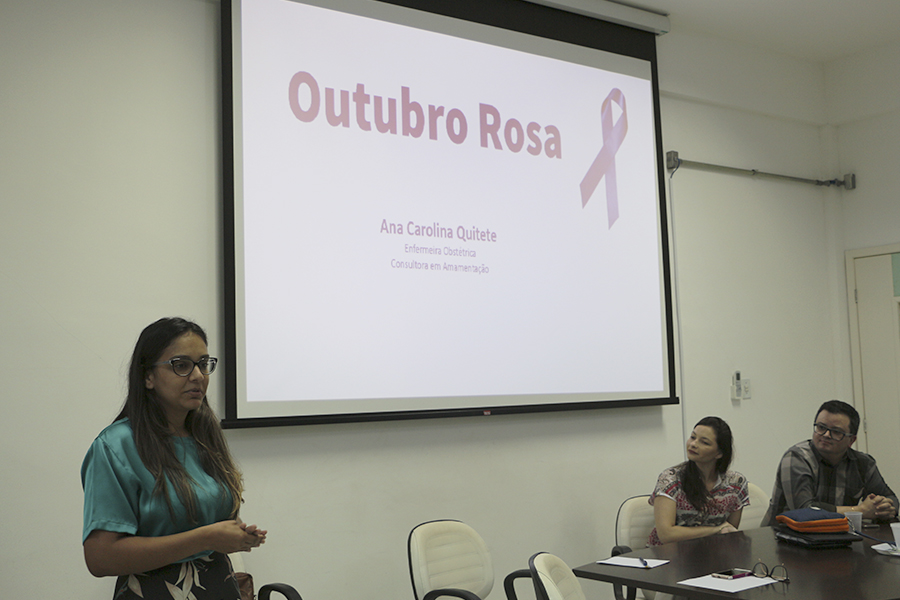 Servidores do IFFluminense participam da Campanha Outubro Rosa