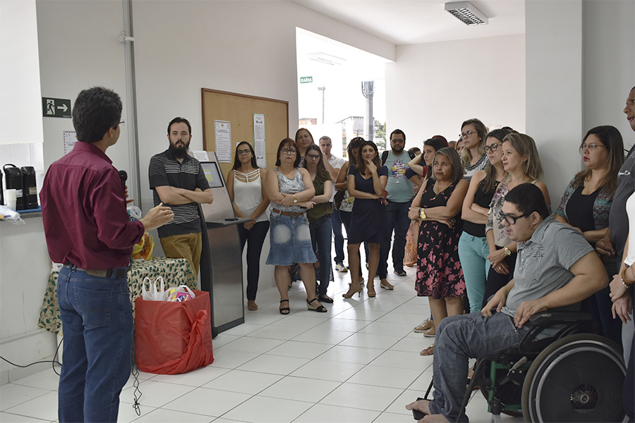 Servidores participam de café da manhã de Natal na Reitoria