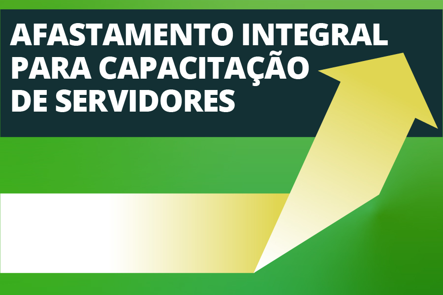 Servidores podem se inscrever para afastamento integral