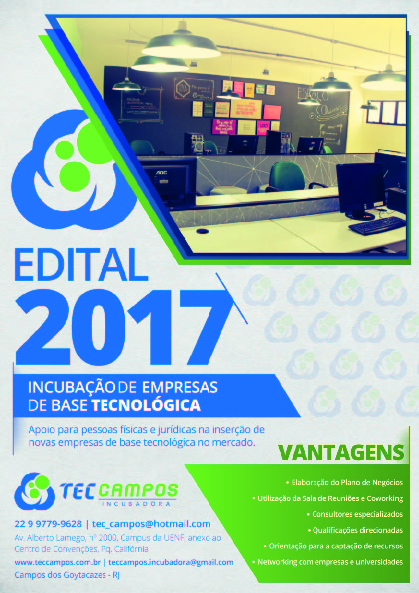 Tec Campos abre edital para programa de incubação